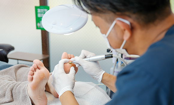 クレドで表面を削る